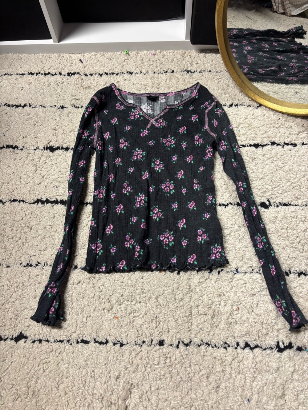 Art Class Floral Shirt